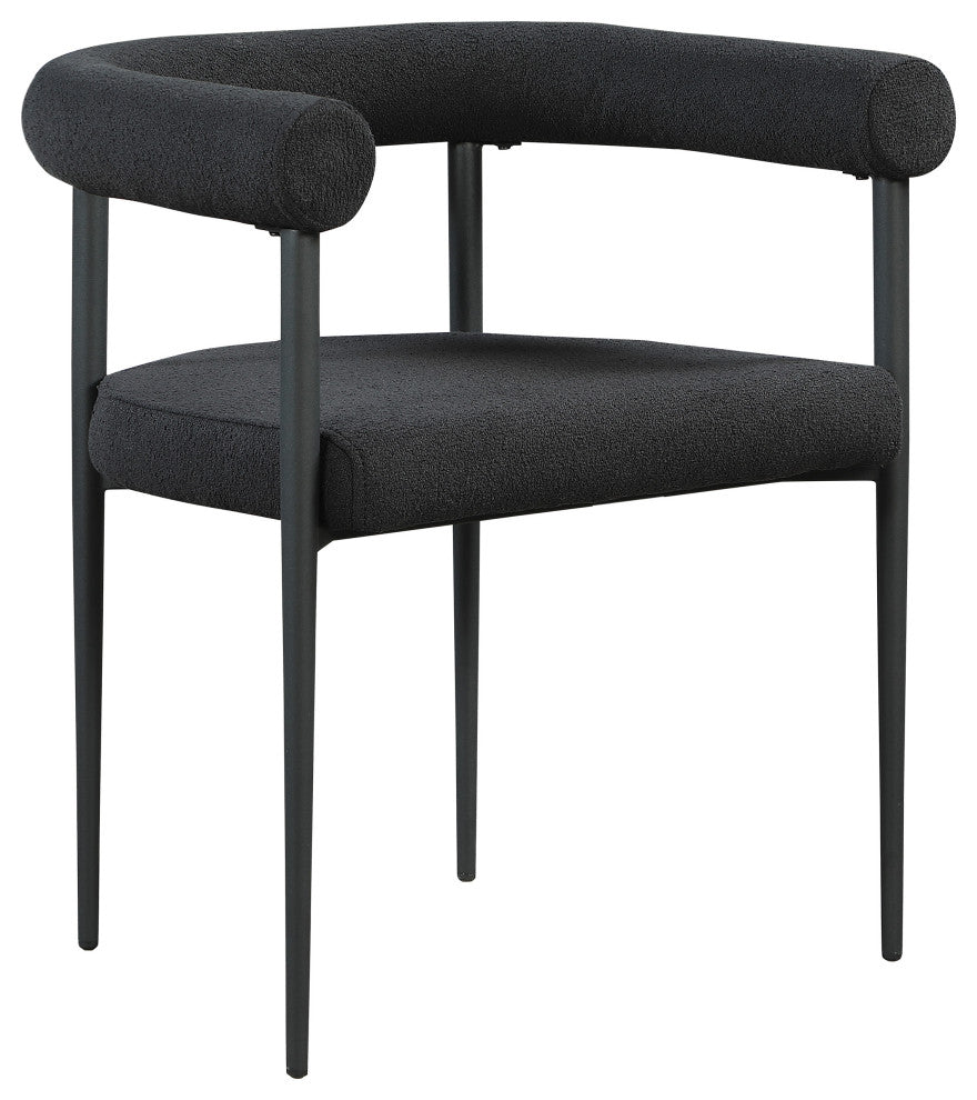 Louie Boucle Fabric Dining Chair (Set of 2)
