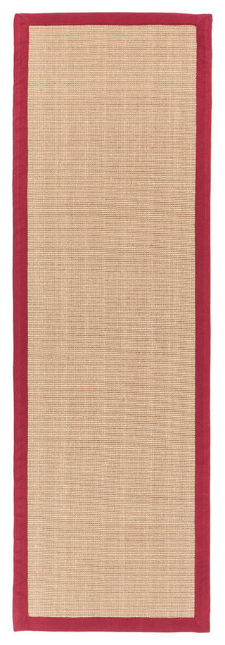 Bay Contemporary Area Rug, Red, 2'6x8' Runner