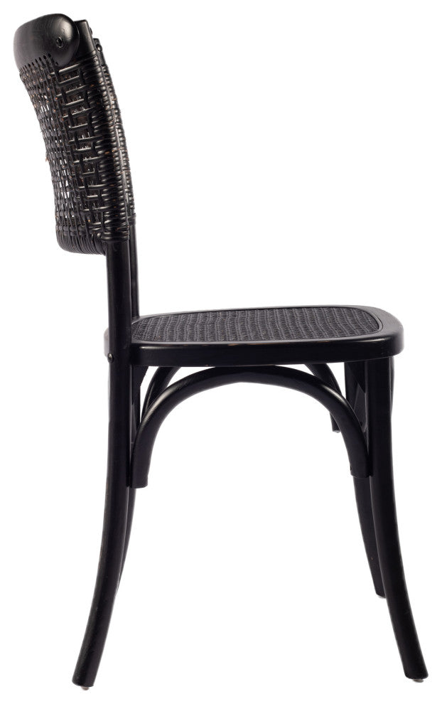 Rustic Churchill Dining Chair Antique Black - M2 - Black