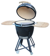 Black Kamado BBQ Grill