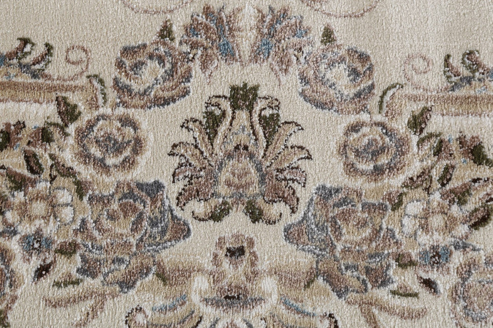 Floral Medallion Turkish Transitional Oriental Rug Traditional Carpet 10x10