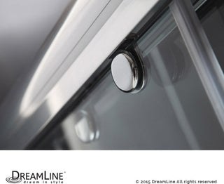 DreamLine Charisma Sliding Shower Door 56-60"x76" Shower Door, Chrome