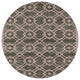 Ahgly Company Indoor Round Mid-Century Modern Area Rugs, 3' Round