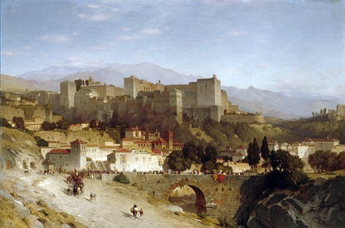 Samuel Colman The Hill of the Alhambra Granada Wall Decal