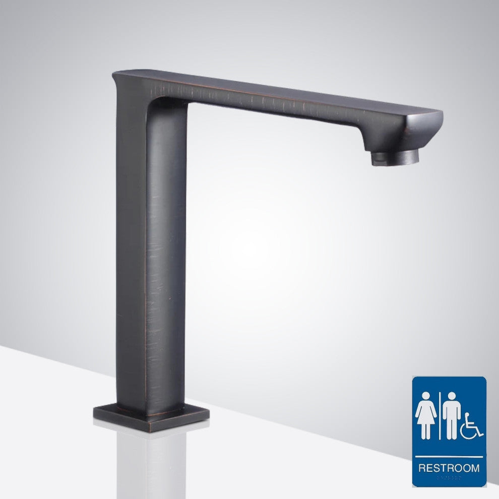Fontana Commercial Oil Rubbed Bronze Touchless Automatic Sensor HandsFree Faucet
