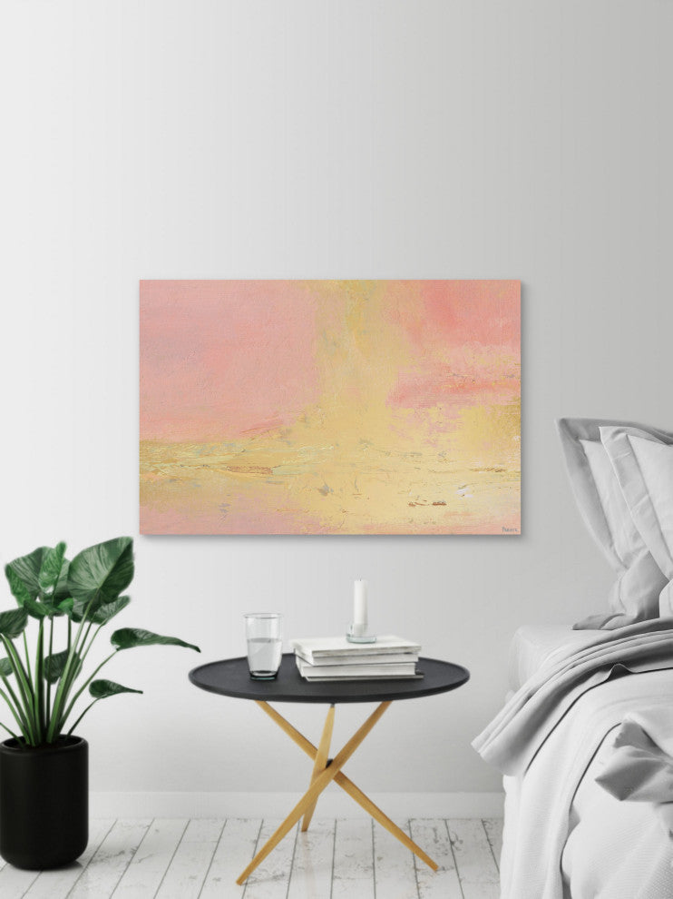 "A Vast of Sunrise" Painting Print on Wrapped Canvas, 60"x40"