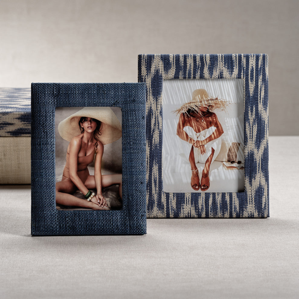 Trani Natural Fiber Raffia Photo Frame