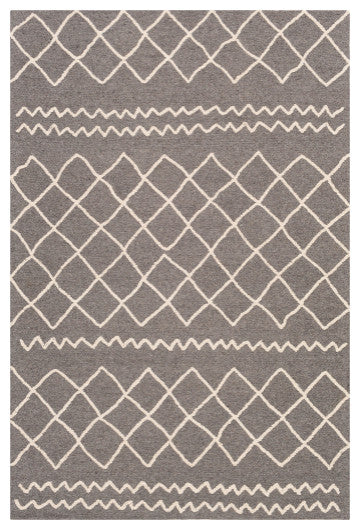Surya Sinop SNP-2301 5'x7'6" Rug, Charcoal/Cream
