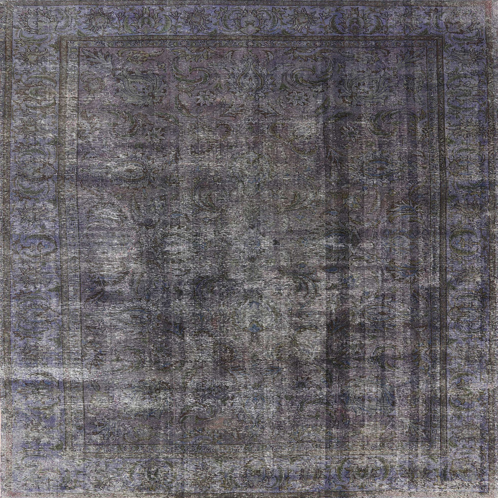 Ahgly Company Indoor Square Mid-Century Modern Area Rugs, 7' Square