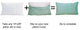 Milliken Plush Pillow Shell 2 Piece Set, Agate, 14" X 26"