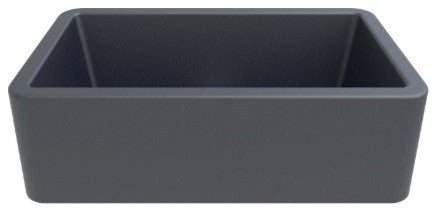 Apron Kitchen Sink 33"x19", Titanium Gray Metallic