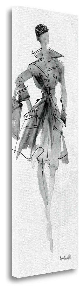 "Fashion Sketchbook VII" By Anne Tavoletti, Giclee Print on Gallery Wrap Canvas