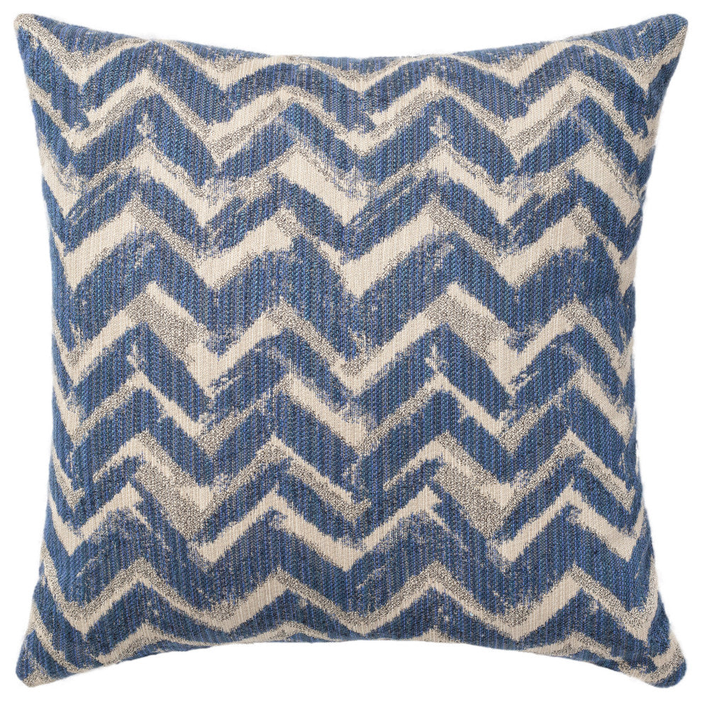 Linum Home Textiles Mirana Decorative Pillow Cover, Navy, Square