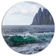Beautiful Lofoten Island Norway, Seashore Round Wall Art, 11"