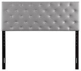 Novo 2 Headboard, Light Gray, Full