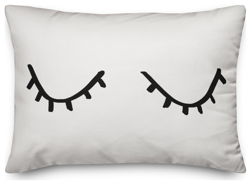 Hello Gorgeous Lashes 14x20 Spun Poly Pillow