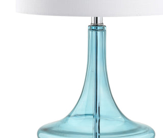 Cecile 25.5" Glass Teardrop Table Lamp, Set of 2