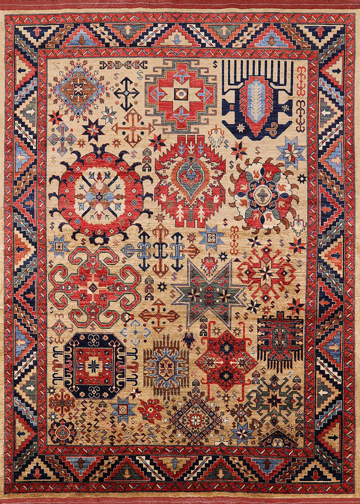 Ahgly Company Indoor Rectangle Mid-Century Modern Area Rugs, 2' x 4'