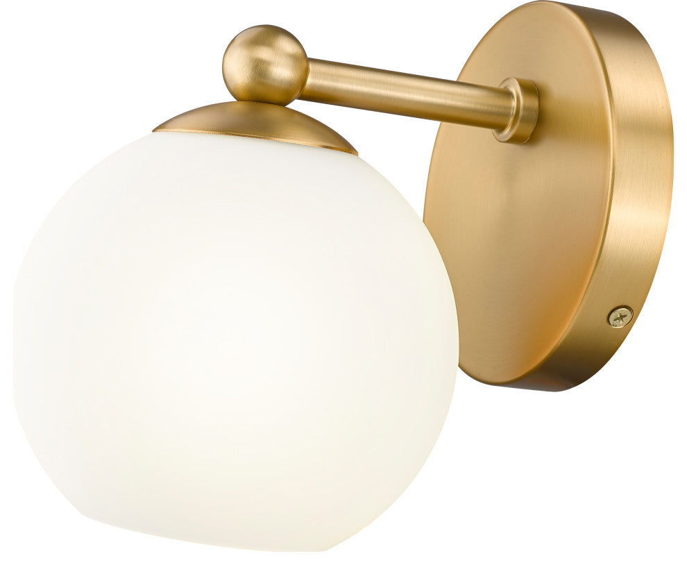 Z-LITE 1-Light Wall Sconce, Modern Gold