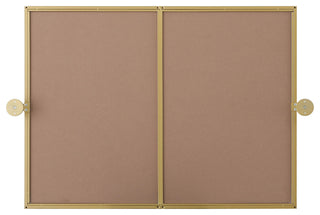 Home Living 24x32 Pivot Mirror, Brass