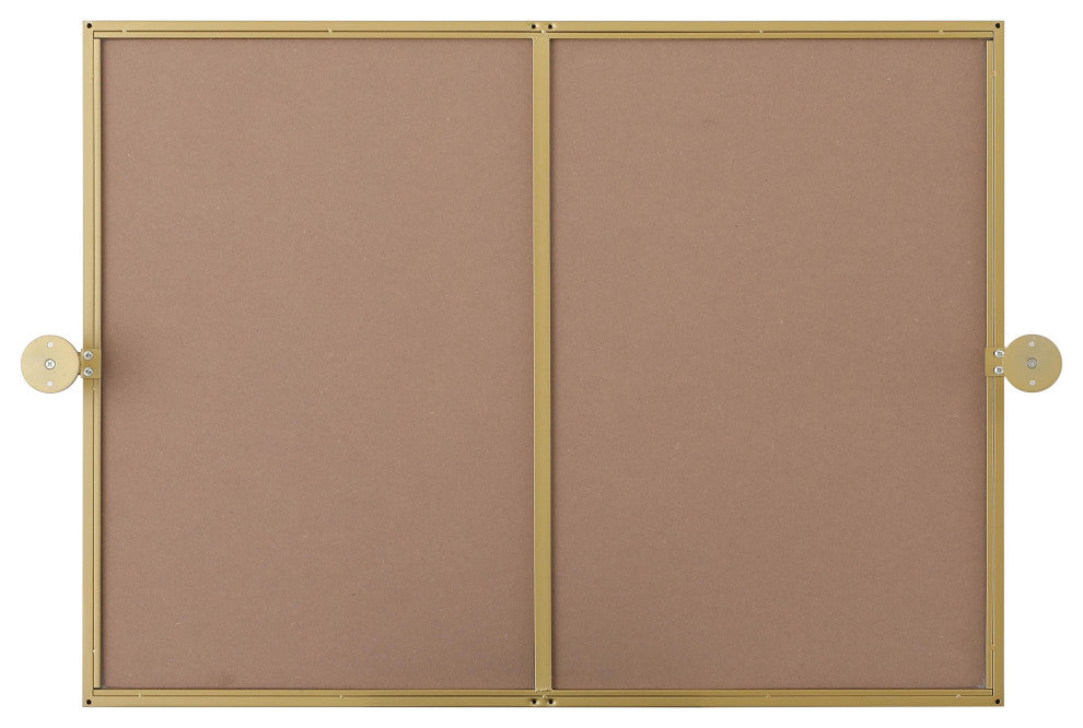 Home Living 24x32 Pivot Mirror, Brass