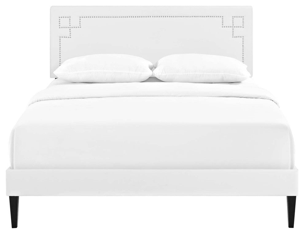 Ruthie Full Platform Bed with Squared Tapered Legs