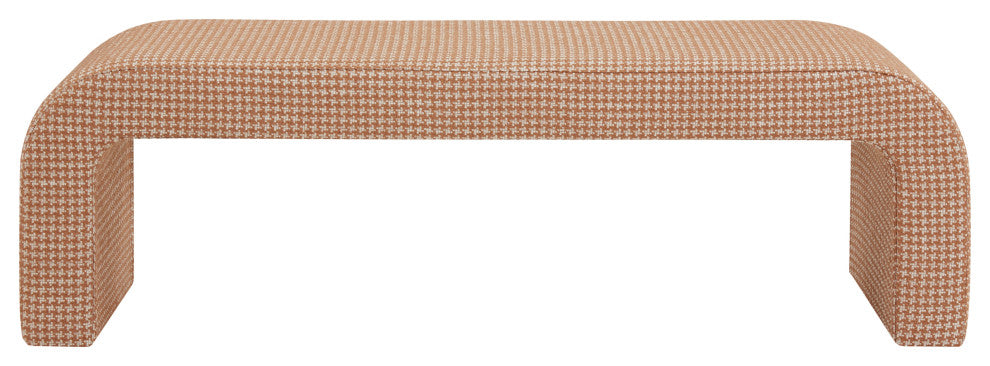 Safavieh Couture Caralynn Upholstered Bench, Brown