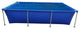 6' Blue Rectangular Floating Solar Cover for Steel Frame Swimming Pool