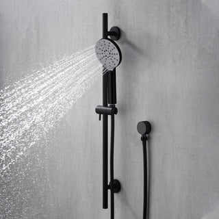 Luxier SB01-30 30" Adjustable Slide Bar for Handheld Showerheads, Matte Black