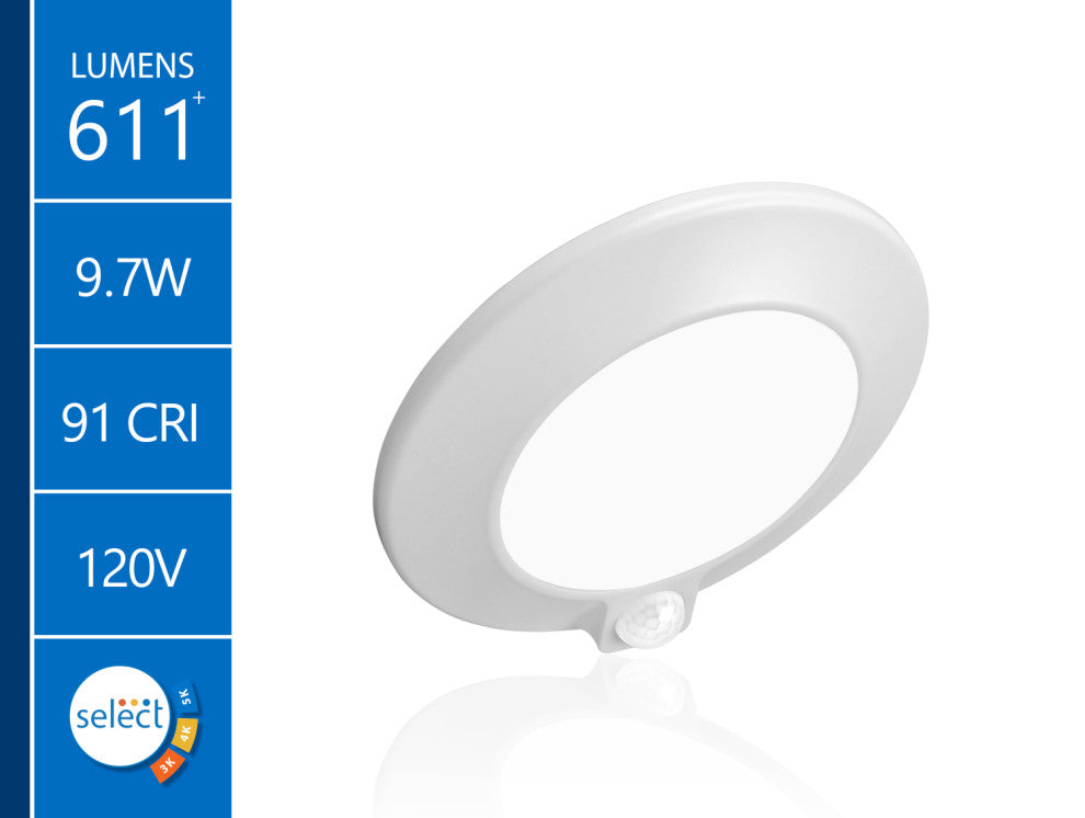 RSDSM 4" Selectable Surface Mount Downlight With PIR Motion Sensor