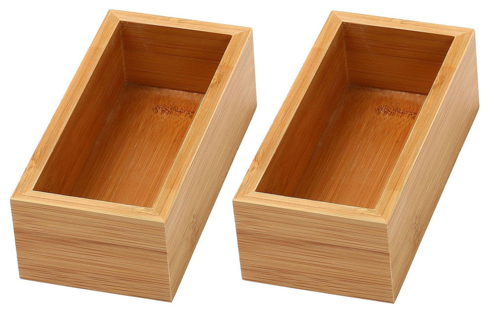 YBM Home Kitchen Drawer Organizer Storage Box, Set of 2, 3"x6"x2"