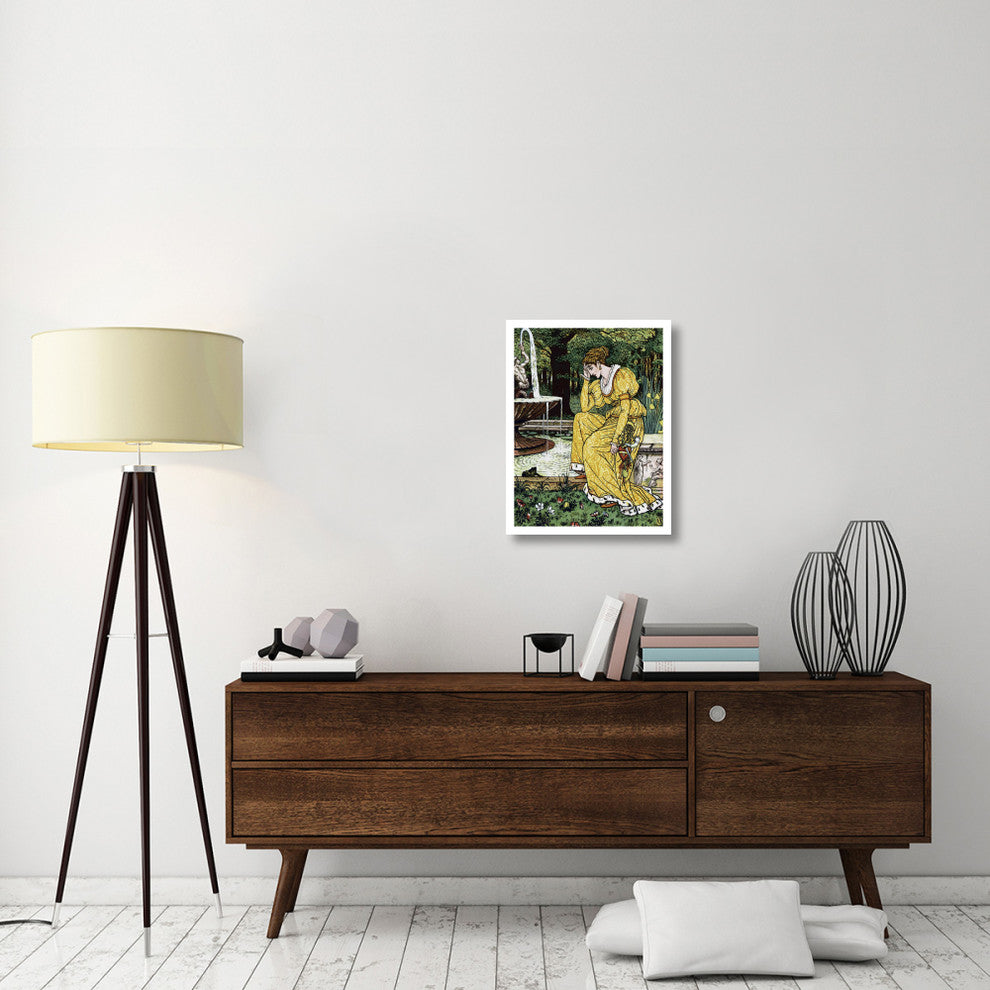 "Frog Prince - In Yellow" Digital Paper Print by Walter Crane, 20"x26"