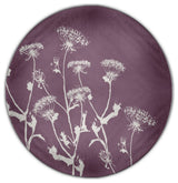 Breezy Wildflower Rug, Purple, 5' Round