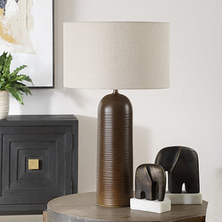 Uttermost Trexler Brown Table Lamp