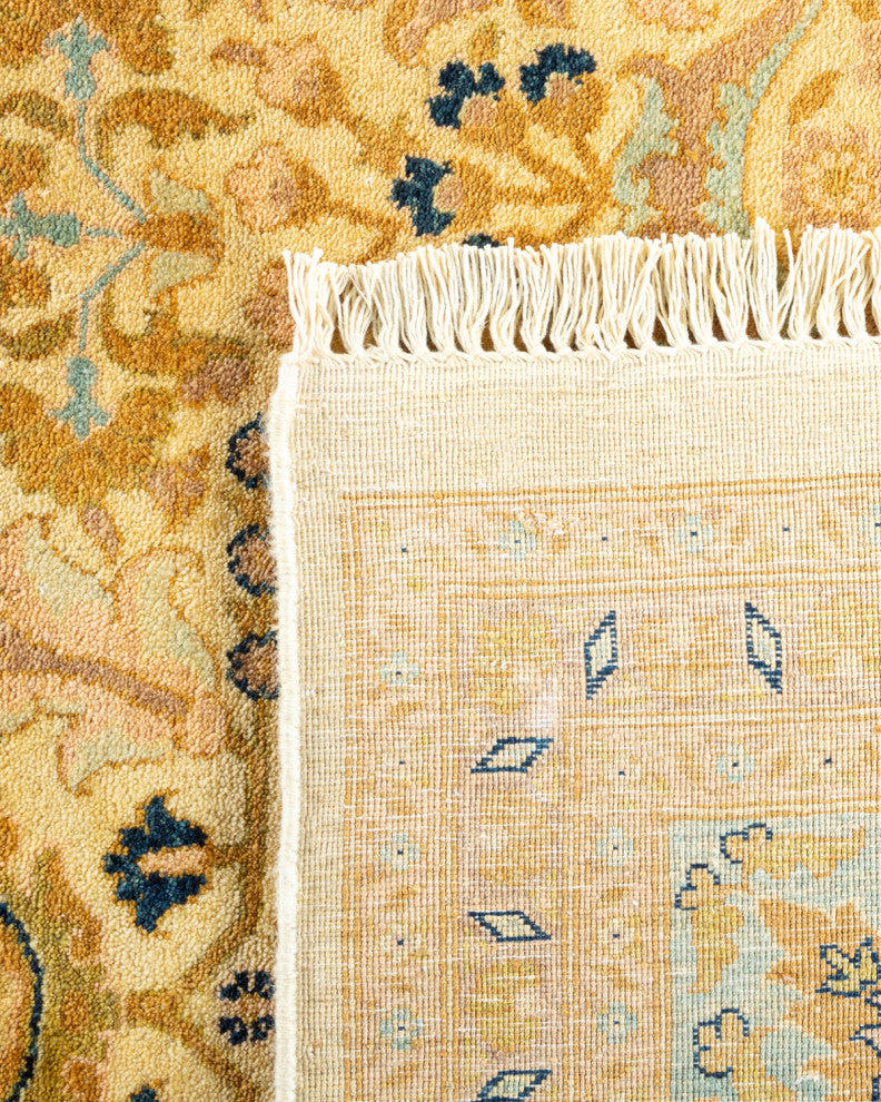 Sarah, One-of-a-Kind Hand-Knotted Area Rug, Ivory, 8' 1"x10' 4"