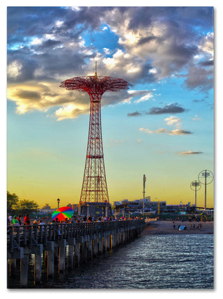 'Coney Island' Canvas Art by CATeyes