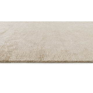 Hue Solid Hand Made Indoor Area Rug, 5'x8', Bisque