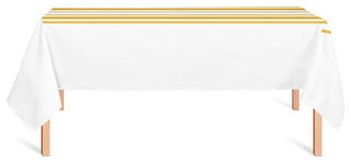 Stripe Set Yellow 58x102 Tablecloth