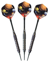 Elkadart Orbital Soft Tip Darts Knurl Ringed Barrel, 18 Grams