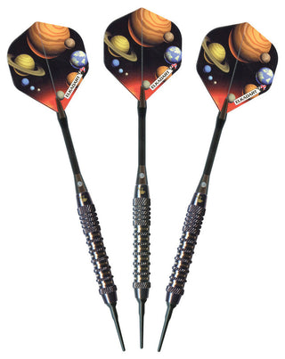 Elkadart Orbital Soft Tip Darts Knurl Ringed Barrel, 18 Grams