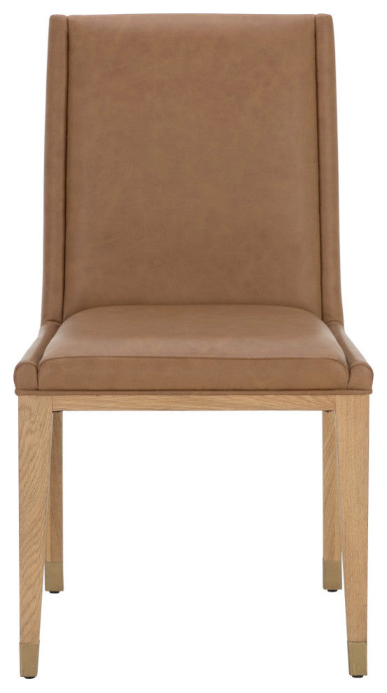 Kalla Dining Chair, Milliken Cognac, Set of 2