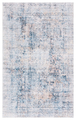 Safavieh Arizona Machine-Washable Collection ARZ539 Rug, Navy/Beige, 8'x10'