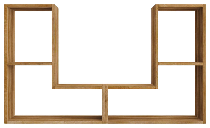ANALI Modular Bookcase, Country Oak
