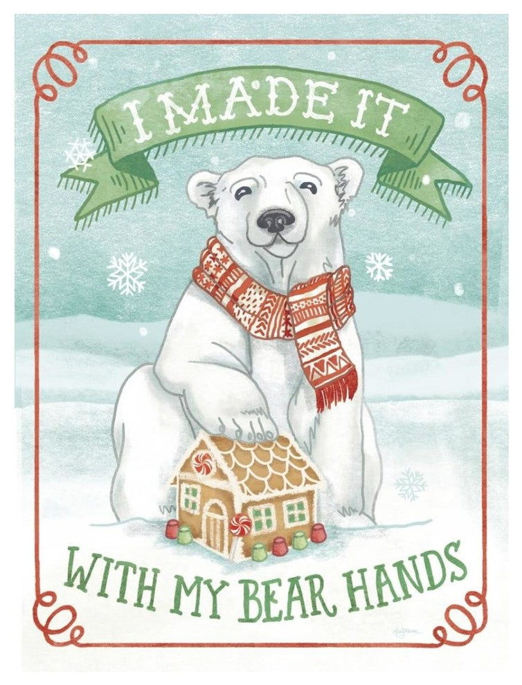 "Polar Friends III" Digital Paper Print by Mary Urban, 14"x18"