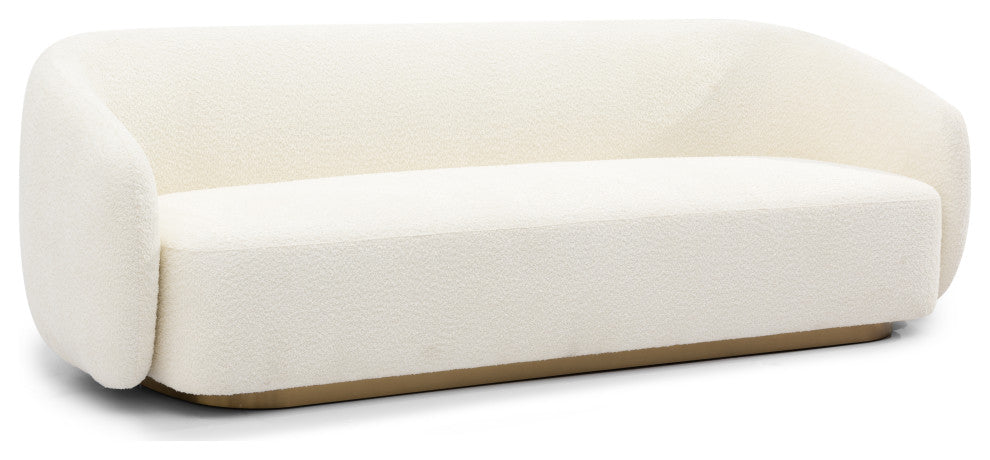 Cabana 90" (made-to-order) Modern & Contemporary Sofa, Ivory