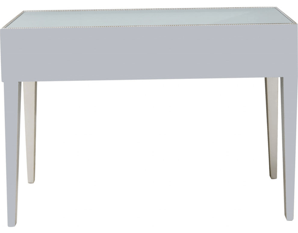 Silver Beaded Console Table