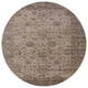 Ahgly Company Indoor Round Mid-Century Modern Area Rugs, 7' Round