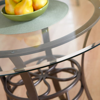 Libby Dining Table With Glass Top