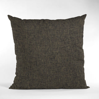 Espresso Waffle Textured Solid Luxury Throw Pillow, Double sided 16"x16"