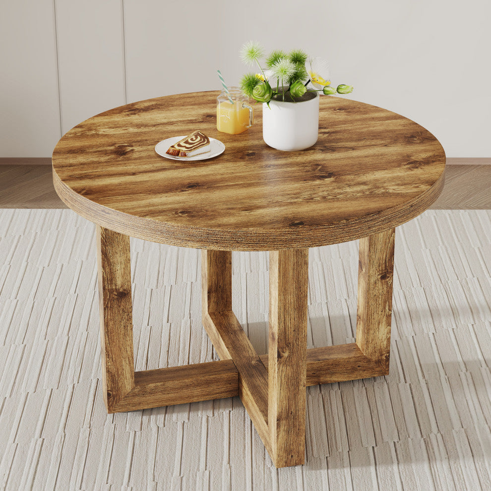 Gewnee Rustic Natural Round Coffee Table